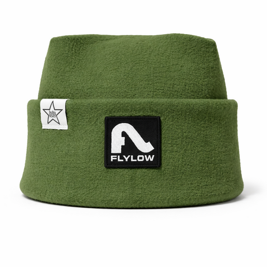 Tree Green Flylow 4 point Beanie