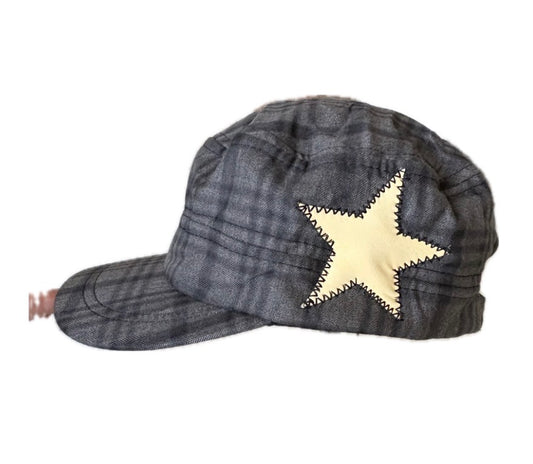 Black/Grey Plaid Cadet