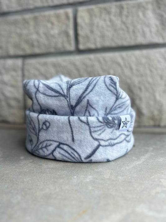 Grey Flowers (Normal Fit) SIZE L