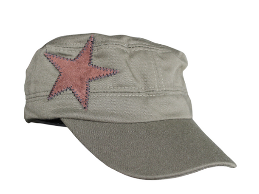 Green Cadet Hat/Brown Star