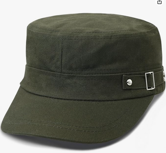 Green Cadet Hat/Brown Star