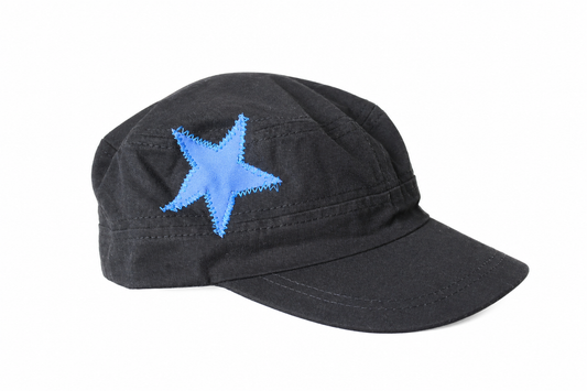 Black Hat/Blue Suede Star