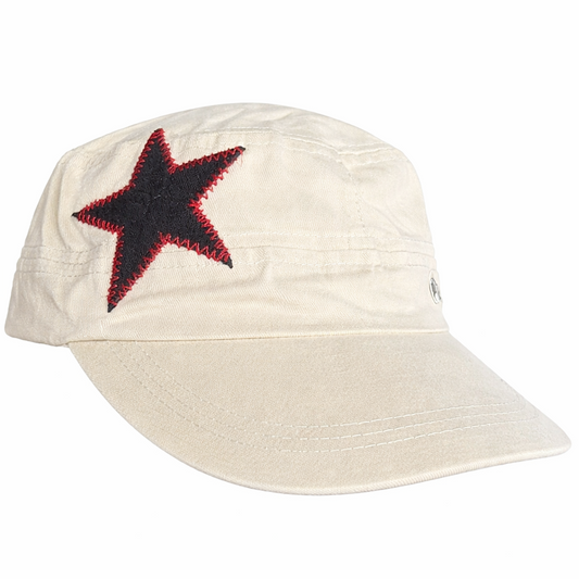 White Hat/Black and Red Star